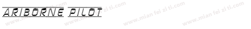 ariborne pilot字体转换